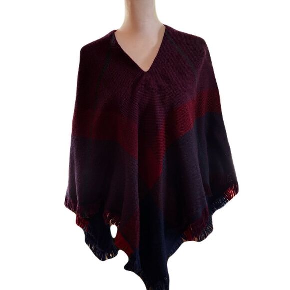 Churchill Handwoven Wool Poncho | Vintage | EUC - Picture 1 of 10